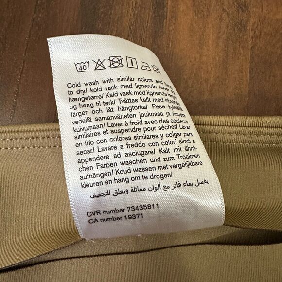 GIRLFRIEND COLLECTIVE Leggings Nude Compressive High Rise Yoga Workout - Picture 9 of 12